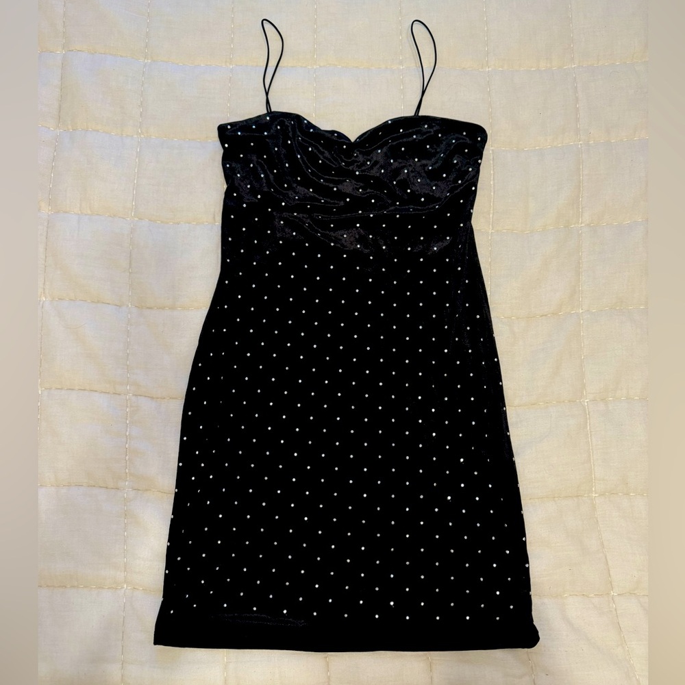 H&M mini rhinestone dress